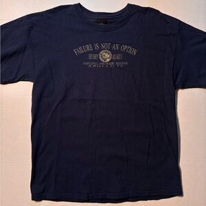 Vtg Apollo 13 Failure Is Not A Option NASA Space Prairie Mountain T-shirt XL